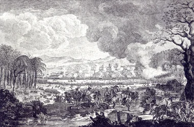 Bitwa pod Rossbach, 5 listopada 1757